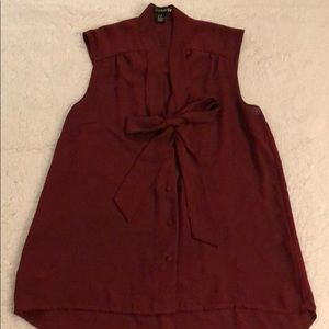 Garnet chiffon size M Forever 21 blouse
